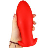 EggPlay Plug silicone Saurus Egg S 10 x 4.5cm Rouge